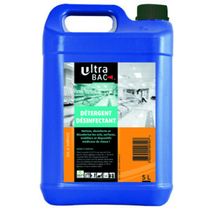 ULTRABAC - NETTOYANT DEFINFECTANT SOLS ET SURFACES 5L