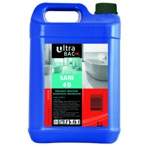 ULTRABAC SANI 4D -NETTOYANT DESINFECTANT DETARTRANT DESODORISANT