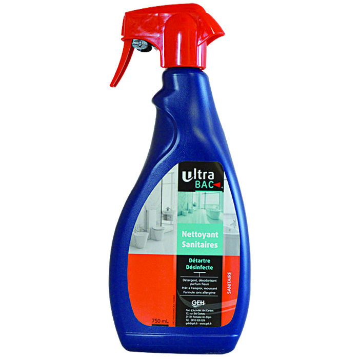 ULTRABAC SPRAY NETTOYANT DEFINFECTANT DETRARTRANT