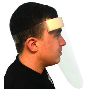 Visière de protection transparente